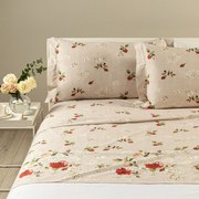 Completo Lenzuola in Cotone Soave Matrimoniale Caleffi