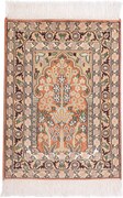 Cashmere Silk Tappeto 50x60 (Indian) Annodato A Mano