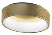 Sospensione Contemporanea Aurora Metallo Foglia Oro Led 27W