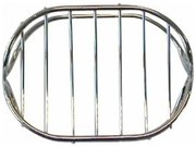 Portasapone in filo 8,4x10,7 cm cromo lucido