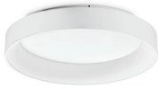 Plafoniera Moderna Ziggy Metallo Bianco Led 42W 3000K Luce Calda