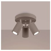 Brilagi - Faretto CRESTO 3xGU10/10W/230V taupe