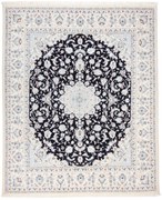 Nain Tappeto persiano 210x250 Blu (Iran) Annodato A Mano