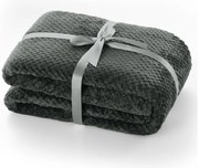 Coperta in microfibra grigio scuro , 210 x 170 cm Henry - DecoKing