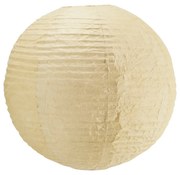 Tikamoon - Lampadario a sospensione rotondo in carta Hana 55 cm, beige