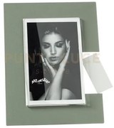 Portafoto di design bliko piccolo giada ,bianco marmo in ferro e po...