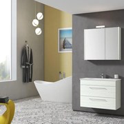 Mobile sottolavabo e lavabo Giò aralie L 81 x H 61.5 x P 40 cm 1 vasca 2 cassetti