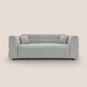 Tender Divano letto matrimoniale dal design innovativo in tessuto bouclet impermeabile T07 grigio