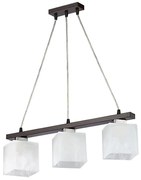 Jupiter 1097 - PO 3 - Lampadario POLA 3xE27/60W/230V wengé