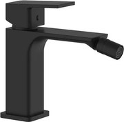 Rubinetto per bidet getto aerato Axum nero con piletta