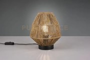 Miki lampada da tavolo corda naturale h. 20,5cm 1 luce attacco e27