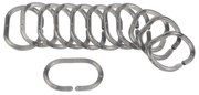 Set di ganci per tenda da doccia grigi 12 pz 4 cm Vitamine – douceur d'intérieur