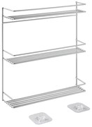 Scaffale per spezie a tre livelli montato a parete - Metaltex