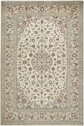 Kashan Tappeto 300x200 Beige (Iran) Annodato A Mano