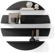 Set di 4 mensole in metallo nero da 76 cm Solis - Umbra