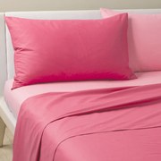 Completo Lenzuola in Cotone New Bicolor Piazza e Mezza