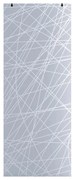 Anta per porta scorrevole Armonia in cristallo L 76 x H 215 cm reversibile