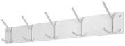 Attaccapanni da parete bianco in metallo 70 cm Fusion – Spinder Design