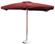 DOMINUS - ombrellone da giardino palo centrale in legno 3 x 4 m