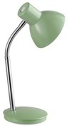 Lampada Da Scrivania In Metallo Moderna Play Verde Cromo 1 Luce E14