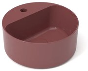 Lavabo da appoggio tondo in ceramica multicolore