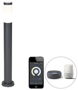 Lampada da esterno intelligente antracite 80 cm incl. Wifi P45 - Rox