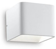 Applique Moderna Click Metallo Bianco Led 5,5W 3000K Luce Calda