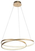 Lampada a sospensione oro 72 cm LED dimmerabile - ROWAN