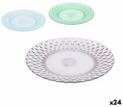 Piatto da pranzo La Mediterránea Plastica 25 x 25 x 2,5 cm (24 Unità)