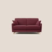 Edgar divano letto matrimoniale in tessuto felis impermeabile T03 rosso