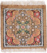 Agra Tappeto orientale 30x30 (Indian) Annodato A Mano