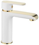 Rubinetto da lavabo REA Bloom White Gold Low