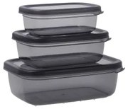 Set di scatole porta pranzo Quid City Rettangolare 3 Pezzi