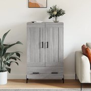 Credenza grigio sonoma 69,5x31x115 cm in legno multistrato