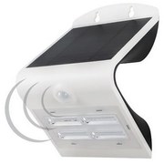 Applique Led 3,2W Bianco con pannello solare IP65 Bianco neutro 4000K con sensore crepuscolare e di movimento Novaline