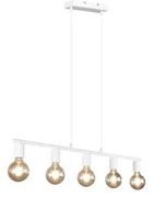 Reality - Lampadario a sospensione con filo VANNES 5xE27/40W/230V