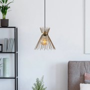 Opviq Lampada a sospensione Kirpi 3082 a 1 luce Ø34cm oro