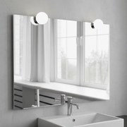 Lampada LED da Specchio Rotonda 3W IP54 - Da cornice o filo lucido Colore Bianco Naturale 4.000K