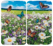 Coprifuoco in vetro temperato in set da 2 52x30 cm Summer Meadow - Maximex