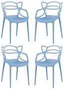 LALU - sedia in plastica set da 4