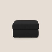 Sun pouf apribile contenitore in microfibra smacchiabile T11 nero X