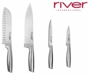 Set di Coltelli River Acciaio inossidabile 4 pcs