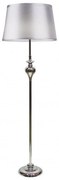 Lampada da terra PRIMA 1xE27/60W/230V argento/cromo lucido