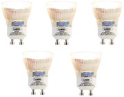 Set di 5 lampadine LED GU10 35mm 3.5W 180 lm 2700K