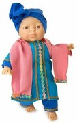 Bambolotto Neonato Berjuan Friends of the World Arab Child 42 cm