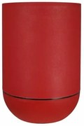 Vaso Riviera Ø 50 cm Rosso Plastica Rotondo