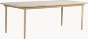 Tavolo allungabile in legno di quercia Fairmount, 220/265 x 95 cm