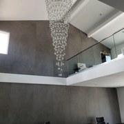 Piastrella da pavimento e rivestimento interno 100 x 300 cm Sp. 3.5 mm rettificato Tempo in gres porcellanato opaco antracite traffico intenso (pei 4/5) R10