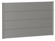 Frangivista in acciaio grigio quarzo metallizzato 145 x 91 cm, spessore 44 mm