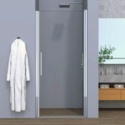 Box Doccia Battente 70 Cm Feridras "Royal" Cromo Lucido/Vetro Trasparente